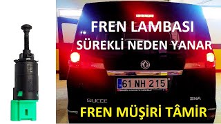 Aracımın fren lambaları sürekli yanıyor neden  Fren müşiri nasıl sökülür takılır  DFM SUCCE ZNA [upl. by Nemajneb]