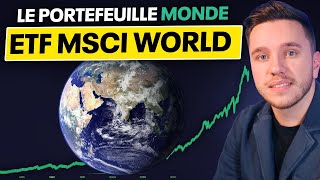 ETF MSCI World  les meilleurs ETF les dividendes 100 Monde suffit  performance [upl. by Kcir]