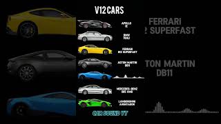 Best of V12 Cars lamborghini apollo bmw ferrari astonmartin pagani mercedes [upl. by Redd]