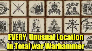 Every Unusual Location amp Special EventsItems From it in Total war Warhammer3 [upl. by Nelav576]