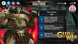 Gems of War In the Soulforge  Eye of Arges TINA9000 Doomed Crossbow [upl. by Eltsirc]