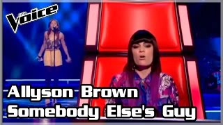 Allyson Brown  Somebody Elses Guy The Voice UK 2012 season 1 blinds [upl. by Crispa]