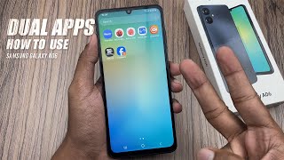 How To Use Dual Apps Samsung Galaxy A06 [upl. by Adyam]