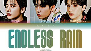 MAMA 2023 YOSHIKI TAEHYUN HUENINGKAI JAEHYUN ANTON YUJIN  Endless Rain Color Coded Lyrics [upl. by Anaylil]