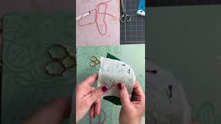 Bucilla Tutorial  Couching for Personalization on Bucilla Felt Stocking [upl. by Ennaxxor]