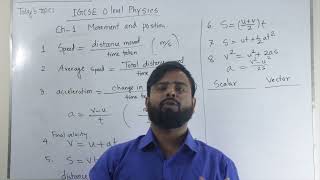 IGCSE Physics Unit1 Forces and Motion Movement amp Position All formulas together [upl. by Eserehs]