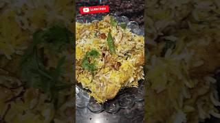 Hyderabadi chicken biryani 😋🍗 subscribe for more videos  short [upl. by Kerns]