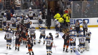 Jay Bouwmeester Collapses on the Bench DualFeed [upl. by Aw24]