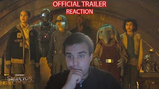 SKELETON CREW OFFICIAL TRAILER REACTION [upl. by Naig]