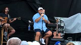 Sammy Kershaw QUEEN OF MY DOUBLE WIDE TRAILER Live 53112 Hugefest Cape Coral Florida [upl. by Ipoillak]