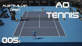 AO Tennis PS4  Australian Open 005  Enges Match  Lets Play [upl. by Emilie]