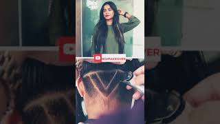 Undercut with hair tattoo  2021 hairstyle ideas for women shorts [upl. by Rakabuba241]