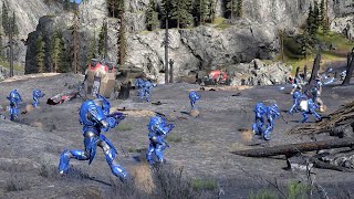 HALO INFINITE AI Battles  Elites finally betrays the Banished [upl. by Wilhelmine]