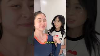 Her reaction 😭 princessameliawu sofimanassyan friends prank [upl. by Anneirb]