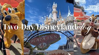 UNEDITED DISNEYLAND VLOG  a beautiful day Plaza Inn Haunted Mansion amp next day rescue mission 🏰☀️ [upl. by Nauqahs]