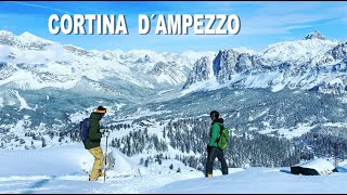 SKI CORTINA D´AMPEZZO FALORIA POWDER SURPRISE IN APRIL  Freeride in Faloria [upl. by Isolda]