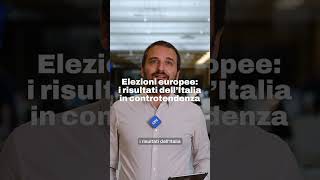 Elezioni europee i risultati dellItalia in controtendenza [upl. by Charissa]