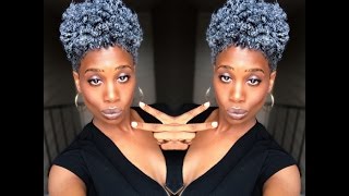 How To Get Grey Hair without using Bleach  MissKenK [upl. by Prudence]