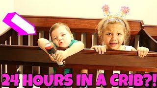 24 HOURS In MY BROTHERS CRIB [upl. by Kecaj648]