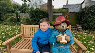 Paddington Bear statue now in AshbyDeLaZouch we went to say hello… [upl. by Itsyrk619]