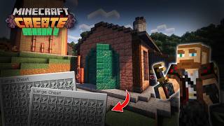 I built an ANDESITE FACTORY in Minecraft Create Mod [upl. by Denzil]