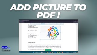 How to Add Picture to PDF [upl. by Eityak]