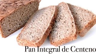 Pan de Centeno Integral y Trigo  Receta Rapida [upl. by Eenert]