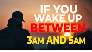 If You Wake Up Between 3am  5am SAY This Powerful Meditation Prayer Christian Motivation [upl. by Yblek197]