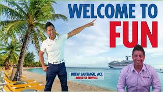 Carnival Cruise w Drew Santiago [upl. by Janaye]