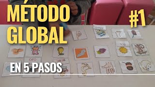 LEER CON METODO GLOBAL MIXTO 5 PASOS PARA APRENDER CON TARJETAS [upl. by Mair]