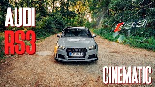 Nardo Grey Audi RS3  Cinematic 4K [upl. by Balf346]