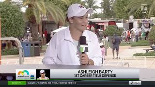 Ash Barty  2021 Miami Open Final Champions Interview [upl. by Guenzi790]