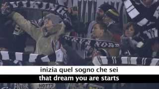 Juventus Theme Song  Storia Di Un Grande Amore  with Lyrics and Translation [upl. by Ury694]