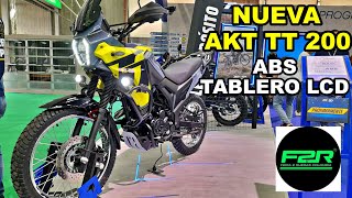 NUEVA AKT TT 200 ABS TABLERO LCD FERIA 2 RUEDAS [upl. by Nitsug]