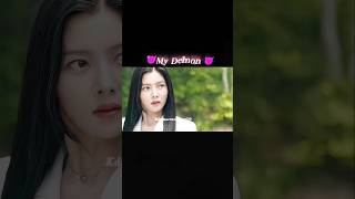 My 👿😈🔥✨mydemon💫koreandrama 💫kimyoojung💖 songkang🥰viralfypfypシ゚viraltrendingEditskiss scene [upl. by Lexine]