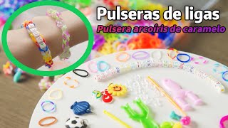 Cómo hacer pulseras de gomitas（pulseras de ligas） [upl. by Bj]