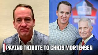 Heartbroken Peyton Manning and NFL Live remember Chris Mortensen [upl. by Dosi]