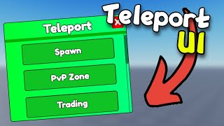 How To Make A TELEPORT SYSTEM  2024 ROBLOX STUDIO [upl. by Merrile]