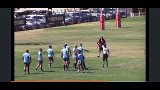 WP vs Blue Bulls u19 6 September 2024 Bradley Moroney number 17 red scrum cap [upl. by Einittirb]