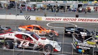 Hickory Motor Speedway  712017  Southern Modified Racing Series SMRS  125 lapper [upl. by Jarid]