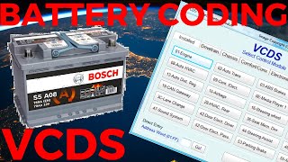 AUDIVW BATTERY CODING USING VCDS UDS Protocol [upl. by Ellenehc]