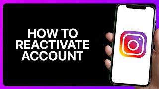 How To Reactivate Instagram Account Tutorial [upl. by Ahsienal210]