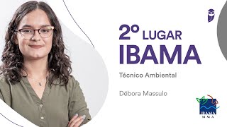 IBAMA Débora Massulo conquista o 2º lugar para Técnico Ambiental no AM [upl. by Ayota]