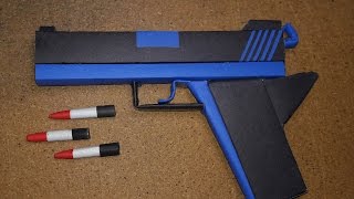 DIY How to Make a Paper Defense Gun That Shoot Paper BulletToy WeaponsBy DrOrigami [upl. by Hatfield791]