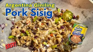 How to Cook Argentina Giniling Pork Sisig  Easy Recipe [upl. by Erihppas]