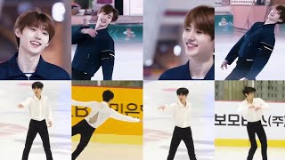 enhypen park sunghoon figure skating tiktok favourite compilation 🥺 [upl. by Kcirddot699]