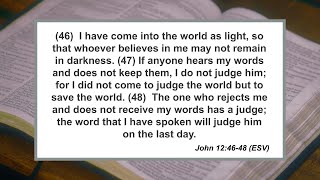 Morning Worship Sermon quotBelief vs Unbeliefquot John 123650 [upl. by Kroll]