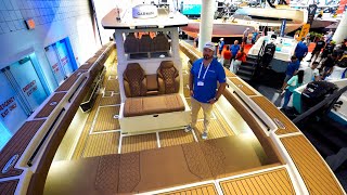 110 Mph Fishing Catamaran  The all new 30 Blue Cat is Insane  FLIBS 2023 [upl. by Hewet]