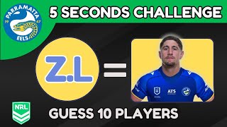 Guess The NRL Player by NAME INITIALS 🏉 Parramatta Eels [upl. by Gulgee]