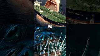 MEGALODON VS LEVIATHAN KRAKEN MOON MONSTER EEL GRAN MAJA💀🥶🥶 shorts viral monster [upl. by Lladnek858]